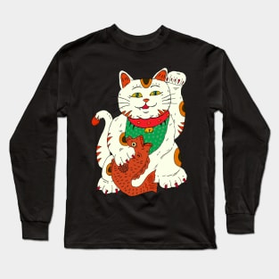 Maneki-neko Long Sleeve T-Shirt